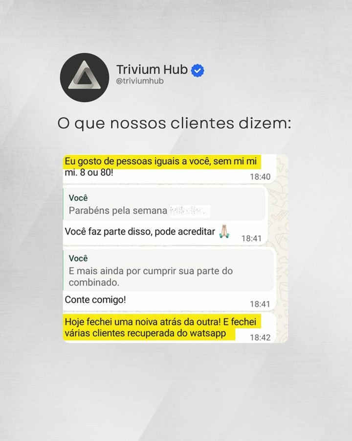 Print de conversa no WhatsApp: vendedora conta que fechou uma cliente atrás da outra e recuperou várias clientes pelo WhatsApp